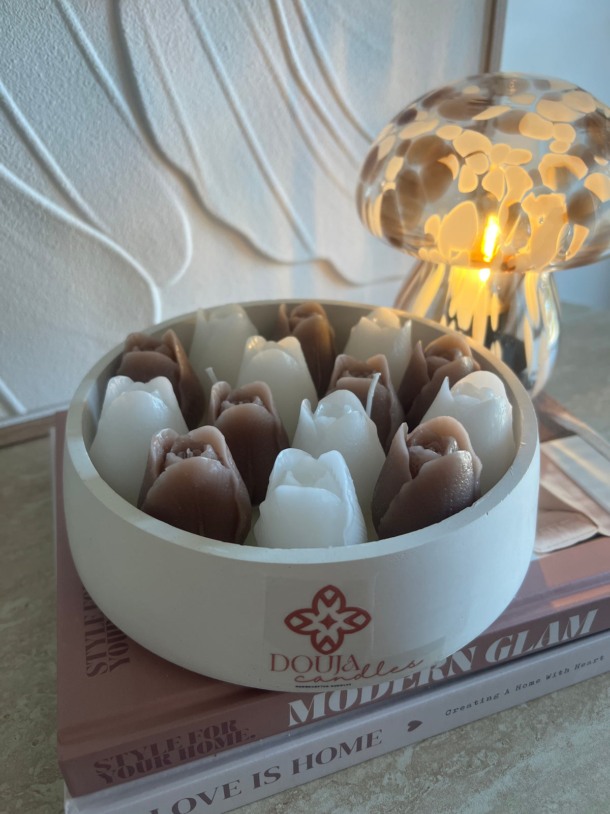 Tulips Candle Bowl