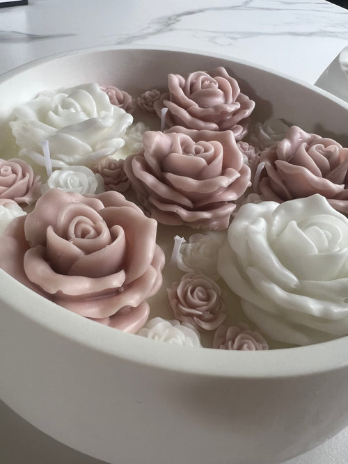 Flowers Candle Bowl