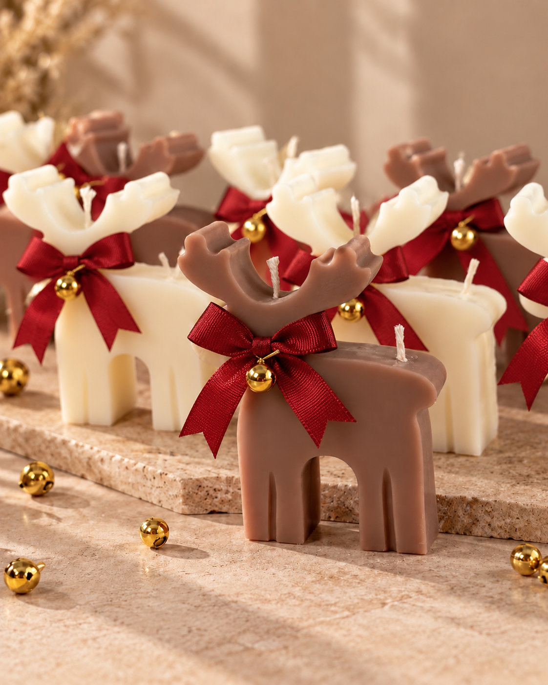 Christmas Reindeer Candle